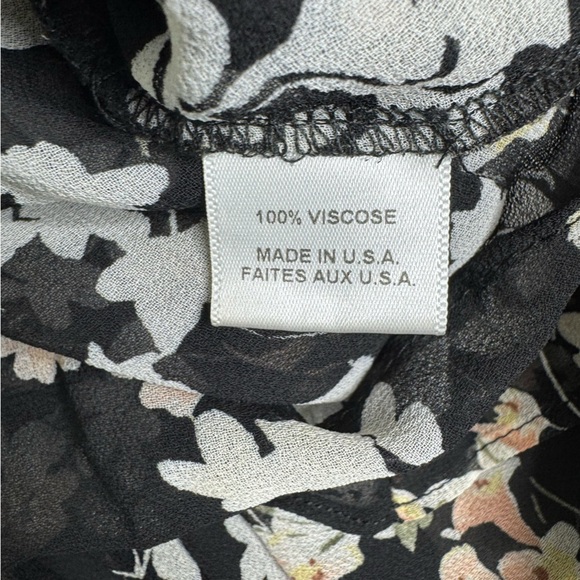 Misa Los Angeles Lolita Black Floral Mini Dress - Picture 8 of 11